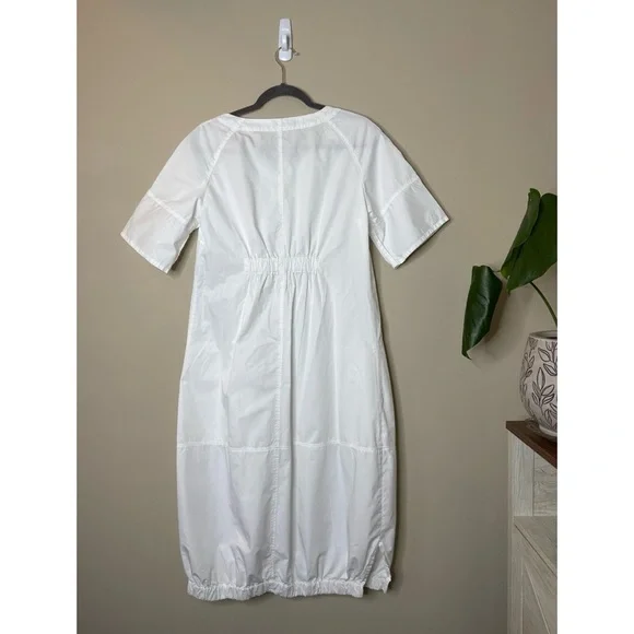 OSKA White Dress Elastic Hem Size 1 - Picture 3 of 5